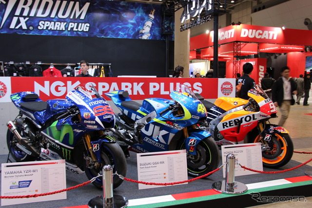 NGKブース(東京モーターサイクルショー16)