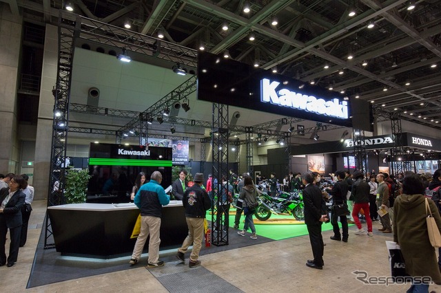 カワサキブース(東京モーターサイクルショー16)