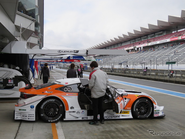 #36 au TOM'S RC F(富士テスト初日)