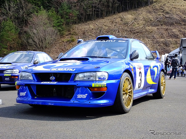 インプレッサWRC98［1998年］（3月27日、スバルファンミーティング、栃木県佐野市・スバル研究実験センター）