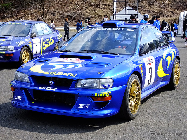 インプレッサWRC98［1998年］（3月27日、スバルファンミーティング、栃木県佐野市・スバル研究実験センター）