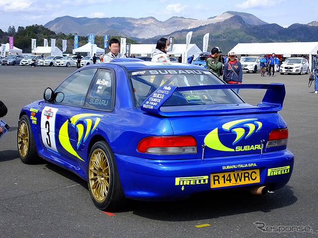 インプレッサWRC98［1998年］（3月27日、スバルファンミーティング、栃木県佐野市・スバル研究実験センター）