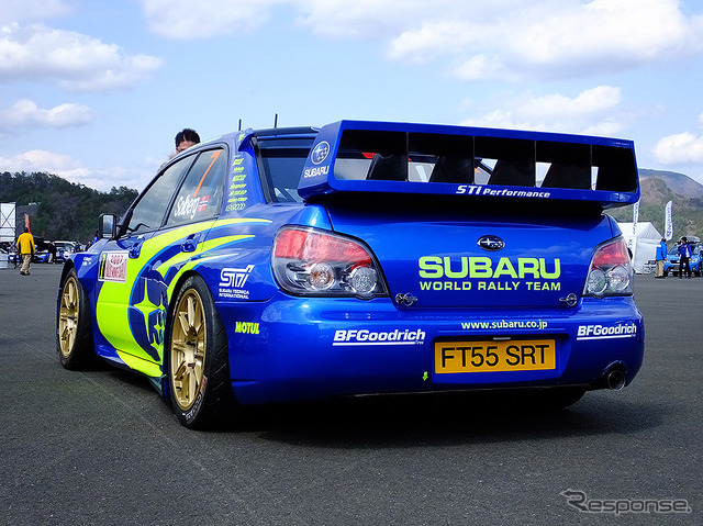 インプレッサWRC2006［2006－2007年］（3月27日、スバルファンミーティング、栃木県佐野市・スバル研究実験センター）