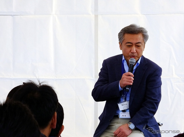 3月27日のスバルファンミーティングでは、スバルBRZ開発責任者・乾保氏とモータージャーナリスト・河口まなぶ氏によるトークセッションも行われた(栃木県佐野市・スバル研究実験センター)