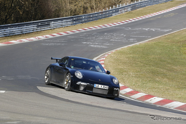 ポルシェ911 GT3スクープ写真