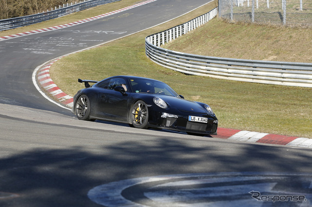 ポルシェ911 GT3スクープ写真