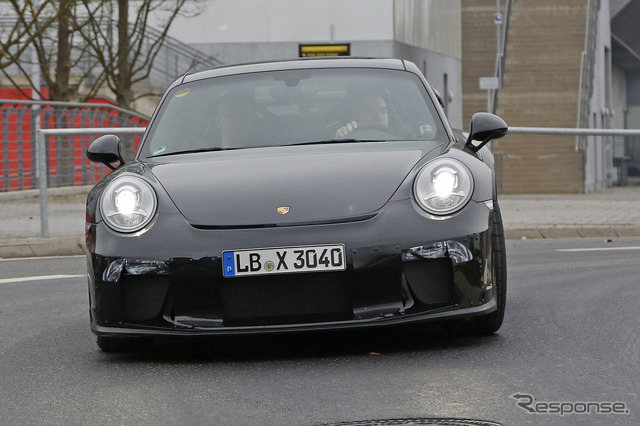 ポルシェ911 GT3スクープ写真