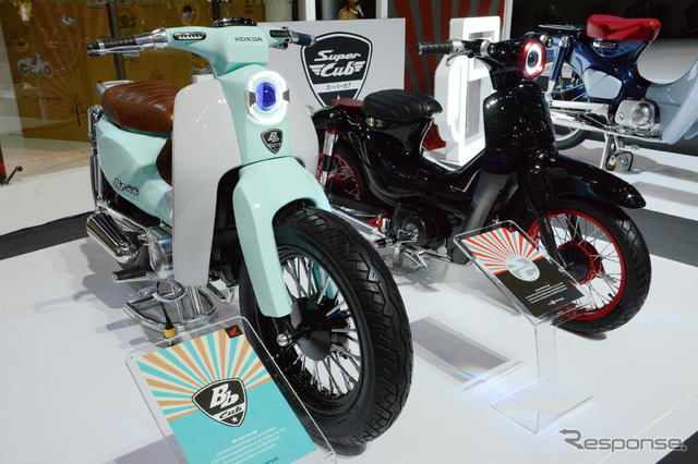 BB CUB コンセプト(左)とSCOOP CUB コンセプト