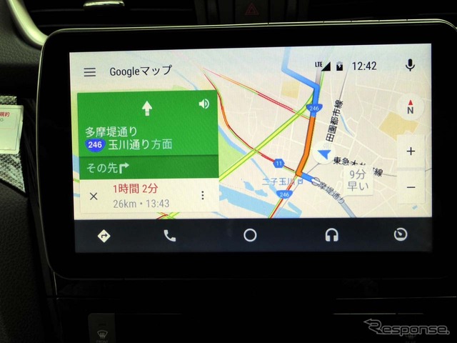 アプリ待ちではあるが、市販カーナビで初めてAndroidAutoに対応