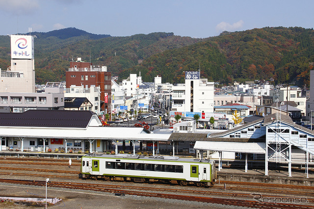 JR東日本キハ110系気動車(宮古駅)