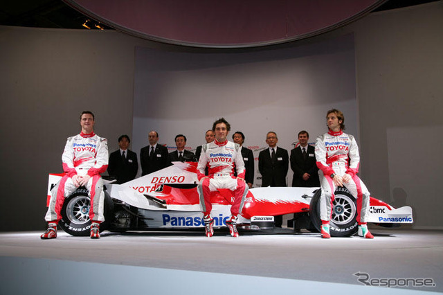 【トヨタF1】ニューマシン TF107 発表