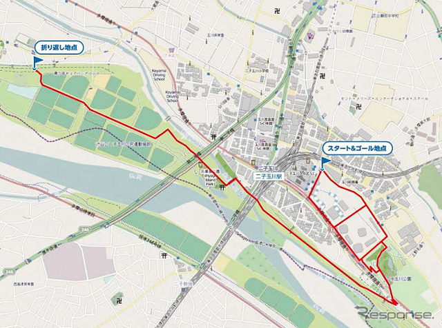 セグウェイツアー in 二子玉川のコース