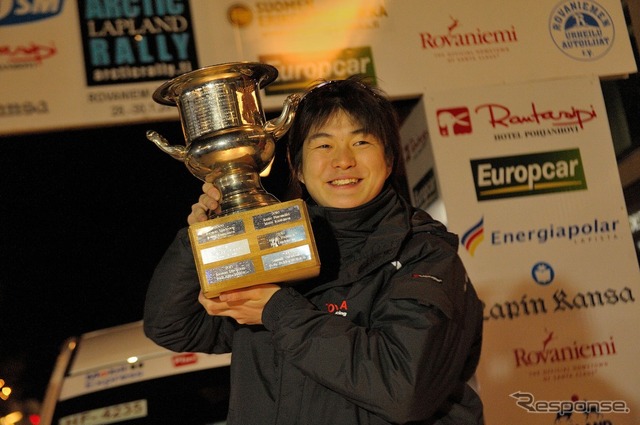 新井大輝選手(アークティック・ラップランドラリー)