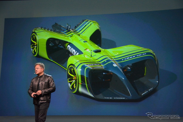 NVIDIAの自律運転レーシングカーコンセプトデザイン
