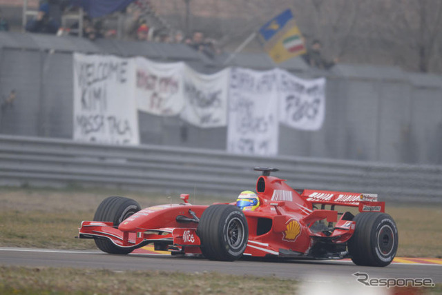 フェラーリ F2007、納得のシェイクダウン