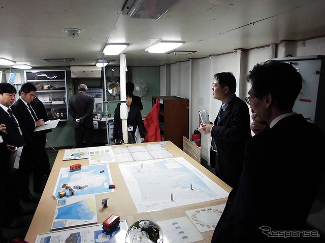 「SHIRASE5002ツアー&サッポロビール千葉工場・黒ラベルツアー」で見学できる南極観測船「しらせ」船内