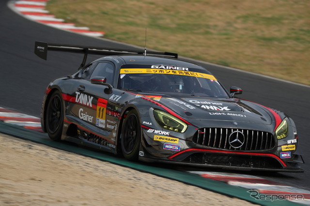 4位の#11 メルセデスAMG GT3。