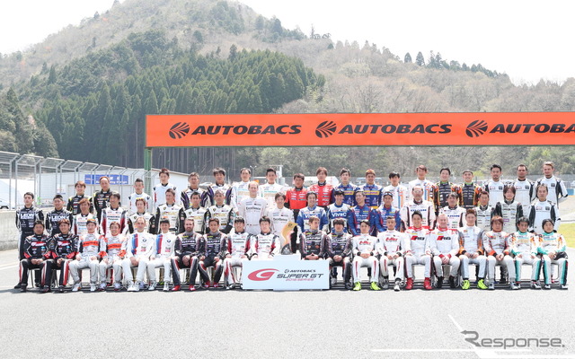 今季のGT300クラス参戦ドライバーたち。