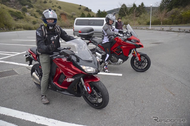 日本をレンタルバイクを利用し、3泊4日でツーリングする台湾人グループ。