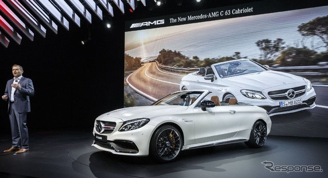 メルセデスAMG C63カブリオレ(ニューヨークモーターショー16)