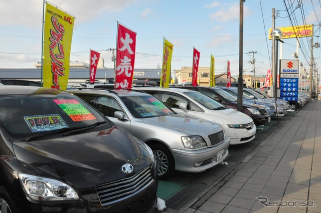 中古車販売店(参考画像)