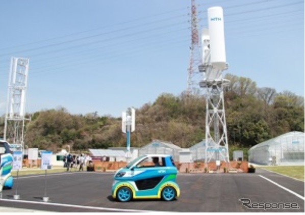 発電エネルギーを活用したEVの試乗会