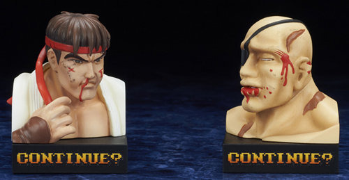 『ストII』負け顔がフィギュア化!「CONTINUE」するかは貴方次第
