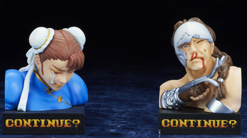 『ストII』負け顔がフィギュア化!「CONTINUE」するかは貴方次第