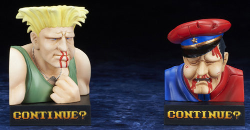 『ストII』負け顔がフィギュア化!「CONTINUE」するかは貴方次第