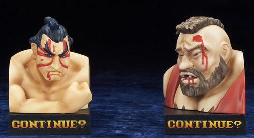 『ストII』負け顔がフィギュア化!「CONTINUE」するかは貴方次第
