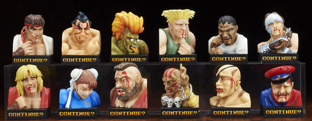 『ストII』負け顔がフィギュア化!「CONTINUE」するかは貴方次第