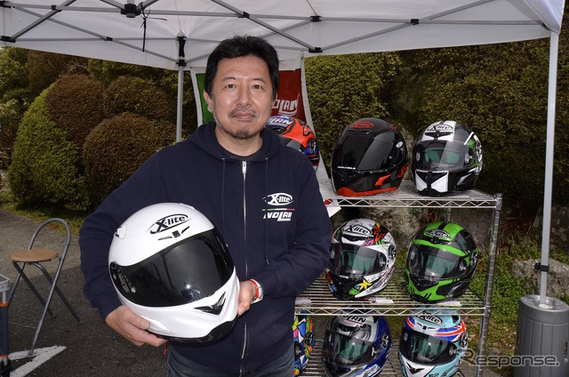 ノーランの日本正規代理店となる株式会社デイトナ(静岡県周智郡)の松岡さん。