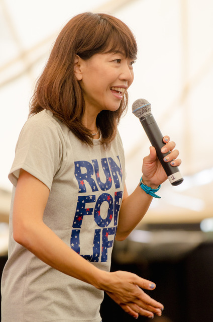 高橋尚子がグアムマラソンインターナショナル2016エキスポでトークショー(2016年4月9日)