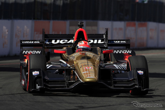 決勝8位、ホンダ勢では5位琢磨の次位だった#5 ヒンチクリフ。