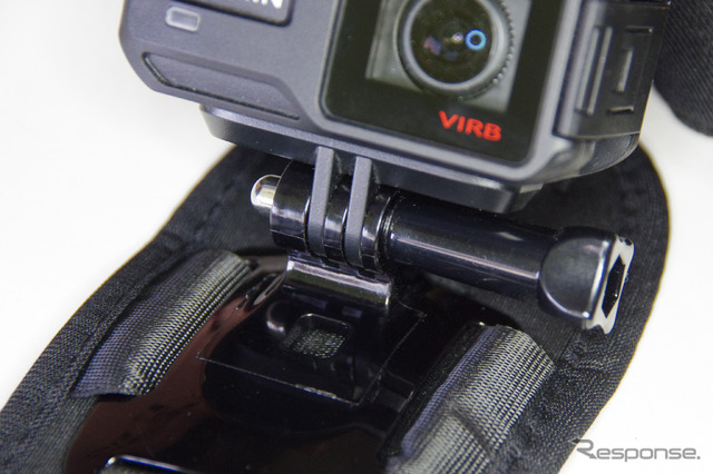 GoPro用として販売されているアクセサリがそのまま問題なく使えた。これは大助かりだし、撮影の可能性も広がる。