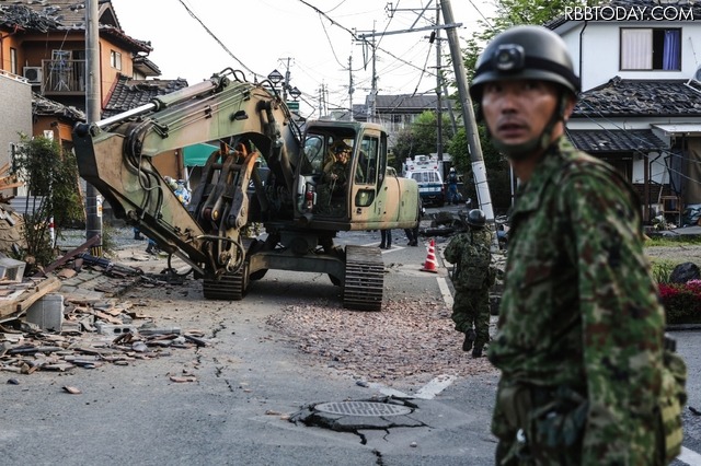熊本地震 (c) Getty Images