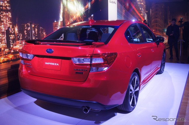 スバル インプレッサ セダン 新型(ニューヨークモーターショー16)
