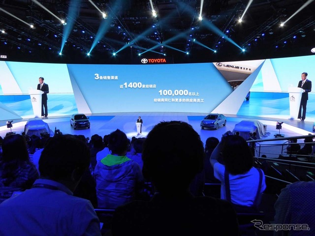 【北京モーターショー16】トヨタ、「1.2L直噴ターボエンジン」「トヨタ セーフティ センス」を中国市場に導入