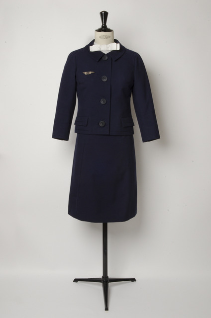 クリスチャン・ディオール社デザインのエールフランス制服(1963年)