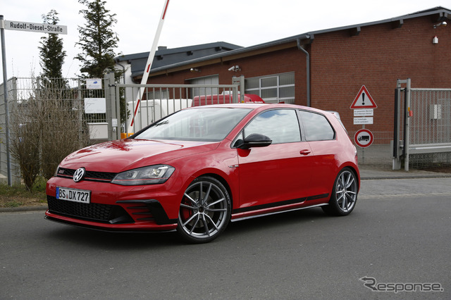 VW ゴルフGTI クラブスポーツS スクープ写真