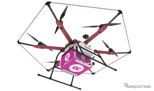 専用ドローン「天空」のCGイメージ