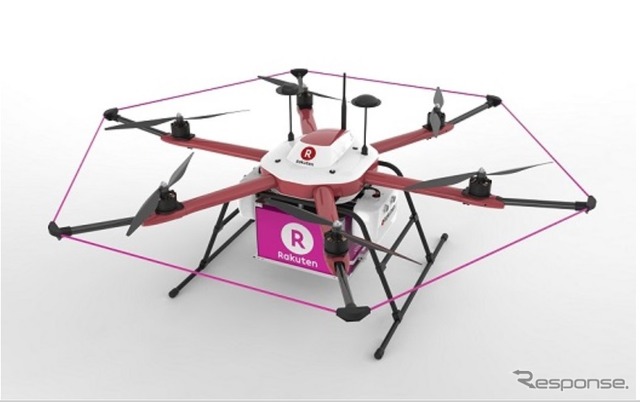 専用ドローン「天空」のCGイメージ
