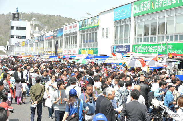 SUPER GT第1戦 岡山国際サーキットの様子