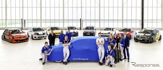 VWゴルフGTIのワンオフカスタマイズの予告イメージ