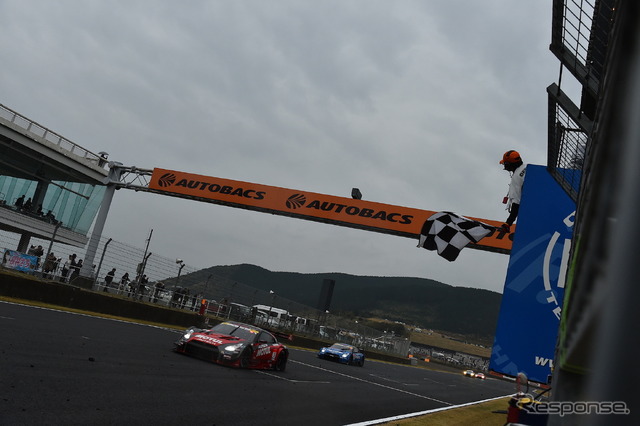 昨年のSUPER GTオートポリス戦。
