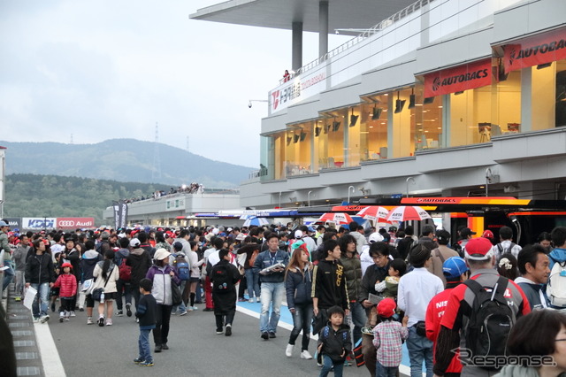 SUPER GTの大人気イベント「キッズピットウォーク」は今回も盛況