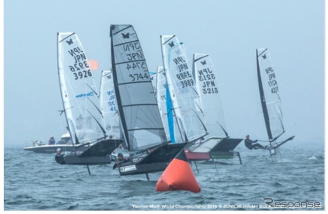小型ヨット種目「国際モス級」世界選手権大会(参考画像)
