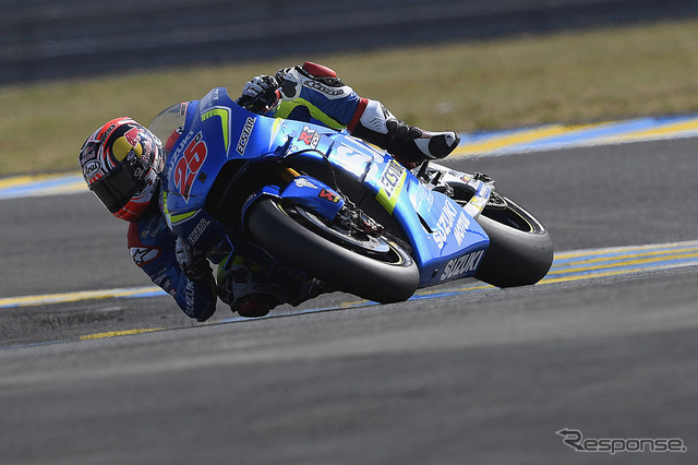 スズキが8年ぶりにMotoGPで表彰台を獲得
