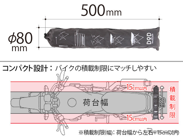 ドッペルギャンガーアウトドア ライダーズテーブル