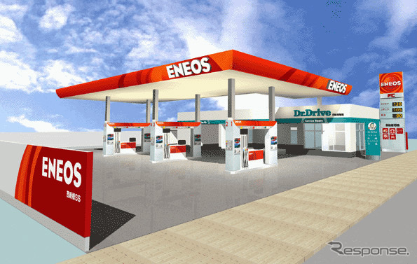 日石三菱のSS、ガソリン改質式燃料電池を導入